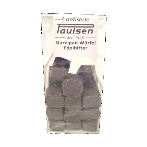 Marzipan Würfel Edelbitterschokolade 100g